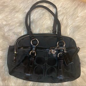 Black Coach Purse with Dust Bag